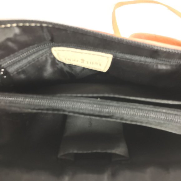 Anuschka NEVER USED Handpainted Leather Crossbody Bag Saddle Paisley - Picture 8 of 12